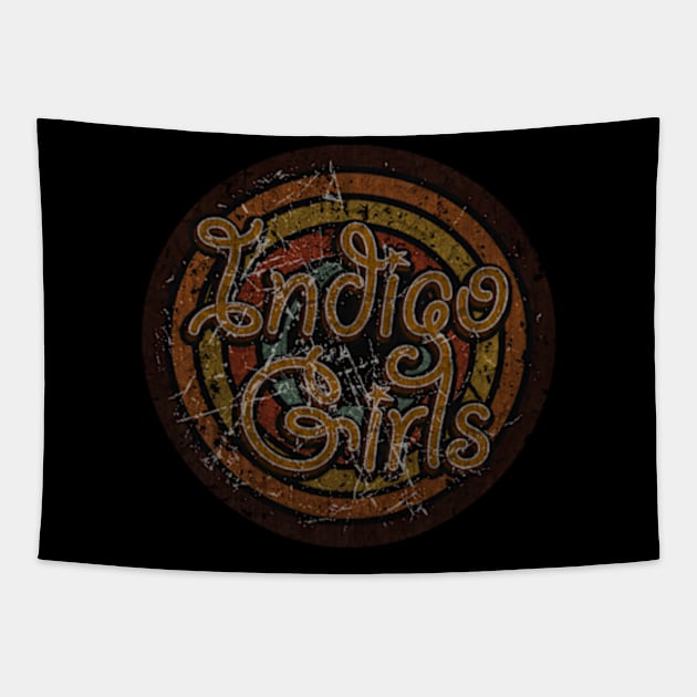 Indigo Girls vintage design on top Tapestry by agusantypo