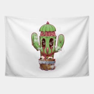 Zombie Cactus Tapestry