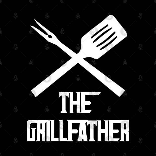 the grillfather (funny apron for dads / fathers) version 2 by acatalepsys 