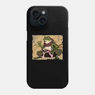 Frog Ninja Samurai Phone Case