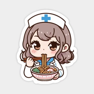 Cute Nurse Ramen Magnet