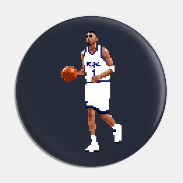 Anfernee Hardaway Pixel Dribble Pin by qiangdade