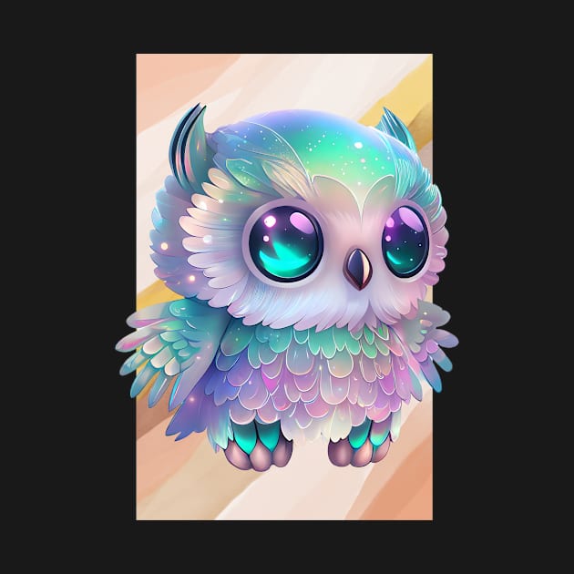 aesthetic owl by Art by Daniel Gomez