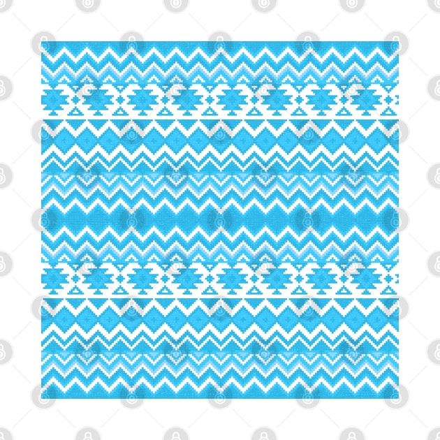 Ethnic blue ornament #3 by GreekTavern