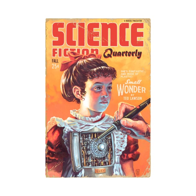 Small Wonder Vintage Pulp Magazine by sandradeillustration