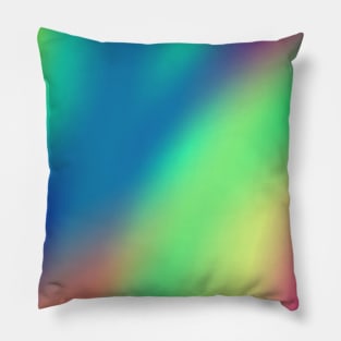 red blue green abstract texture background Pillow