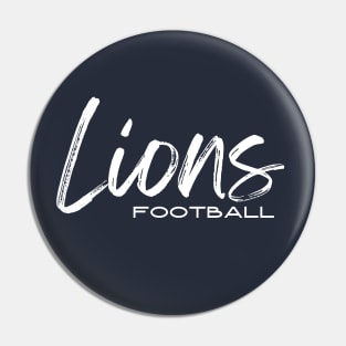 Lions Football Pin