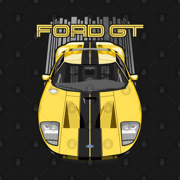 Ford GT-2005-2006-yellow by V8social