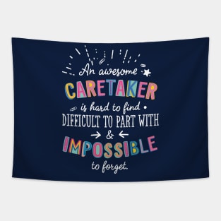 An awesome Caretaker Gift Idea - Impossible to Forget Quote Tapestry