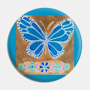 Blue Butterfly Pin