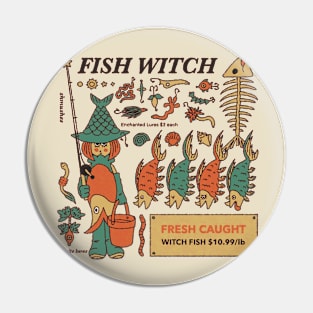 Fish Witch Pin