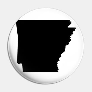 Arkansas map in black Pin