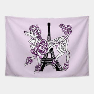 French Poodle Tapestry