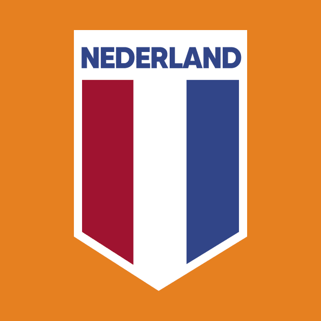 Netherlands Flag Emblem by SLAG_Creative