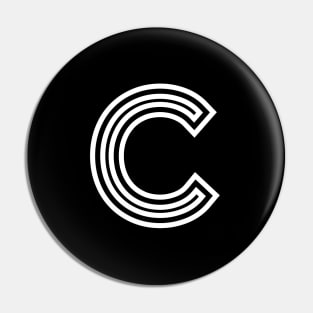 Letter C Pin