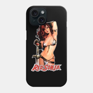 Red Sonja (Black Print) Phone Case