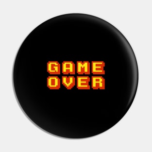 GAME OVER Pin