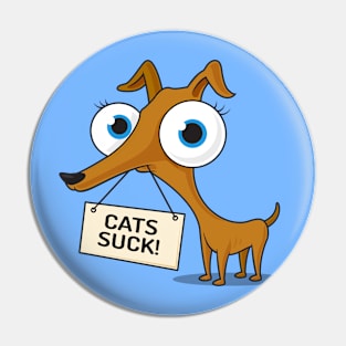 Cats Suck Pin