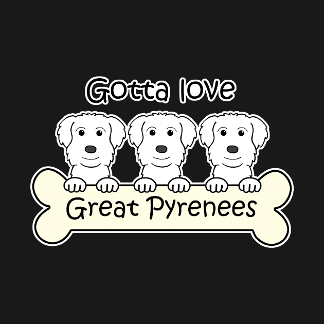 Gotta Love Great Pyrenees by AnitaValle