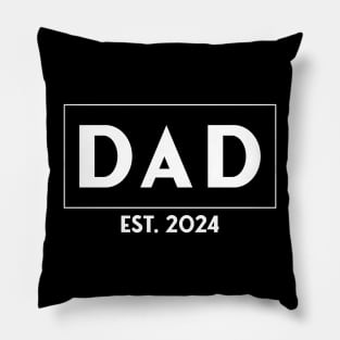 Dad Est. 2024 Pillow