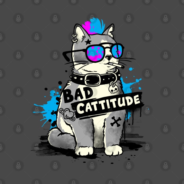 Bad cattitude graffiti by NemiMakeit