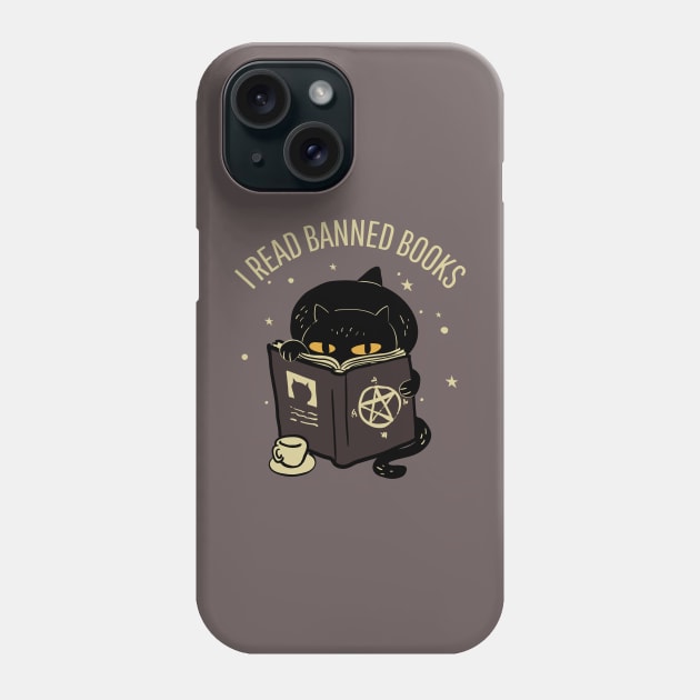 I read banned books Phone Case by ArtsyStone