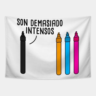 Son Demasiado Intensos - Spanish Puns Collection Tapestry