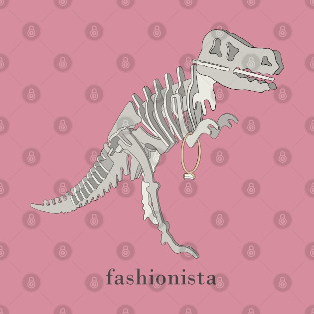 Elegant fashion dino by Johka