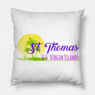 Life's a Beach: St. Thomas, U.S. Virgin Islands Pillow