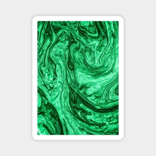 glamour 001 liquid green colors Magnet