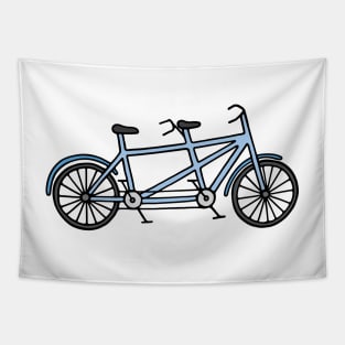 Tandem Bicycle Tapestry
