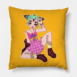 Sally the bad girl Pillow