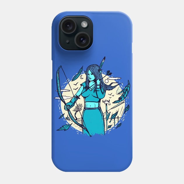 Archer Elf Phone Case by Pixelmania