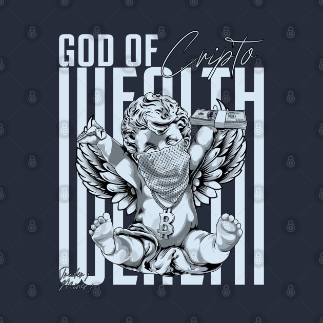 Hip Hop Streetwear Crypto God of wealth by Planet of Tees