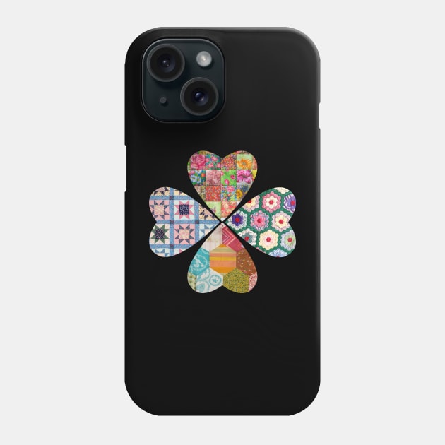 Quilted Heart Flower Phone Case by DadOfMo Designs