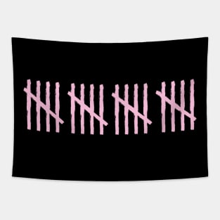 20th pink count Tapestry