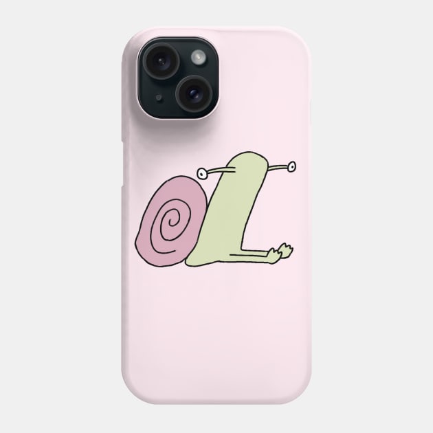 Cute snail Phone Case by Oranges