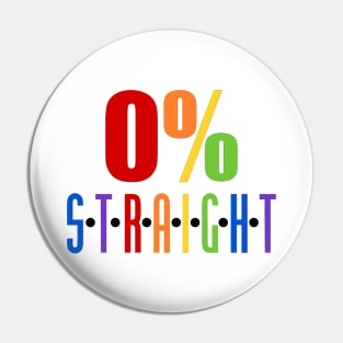 0% Straight Pin