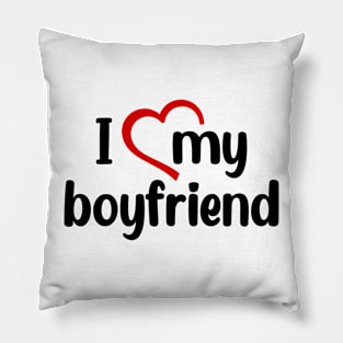 I Heart My Boyfriend Pillow