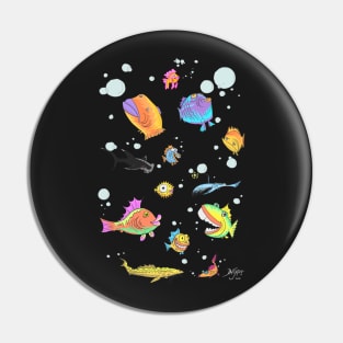 Weird Funny Fish Pin