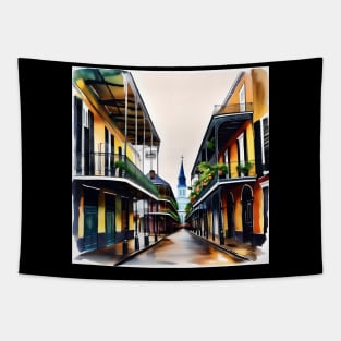 Memories of New Orleans - Bourbon Street Tapestry