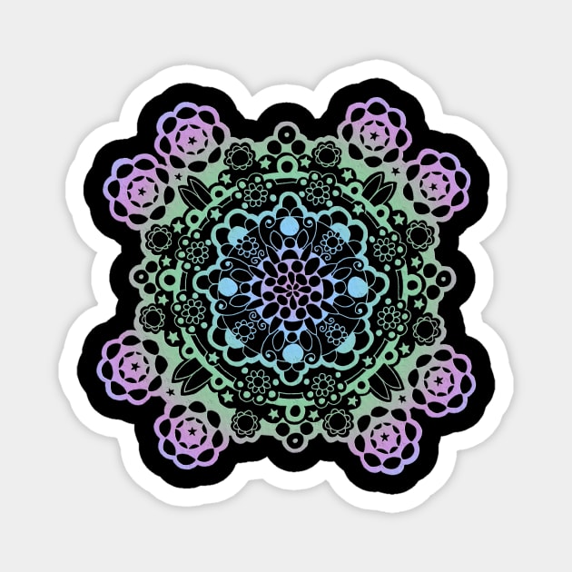 Colorful Mandala Magnet by gorff