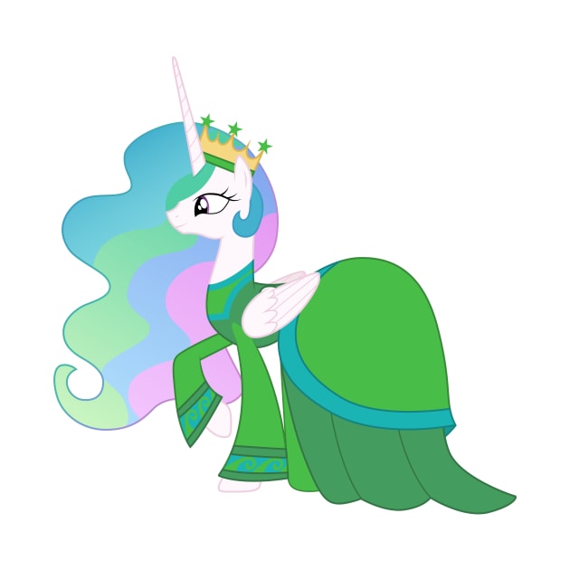 Princess Celestia as the Enchantress by CloudyGlow