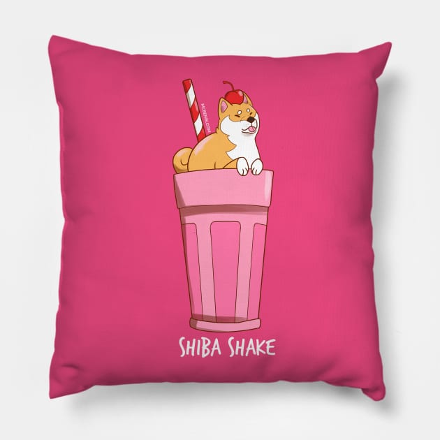 Shiba Shake Pillow by mcbenik