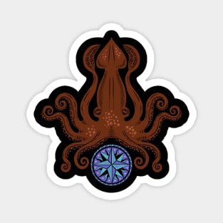 Octopus Compass Seafarer Magnet