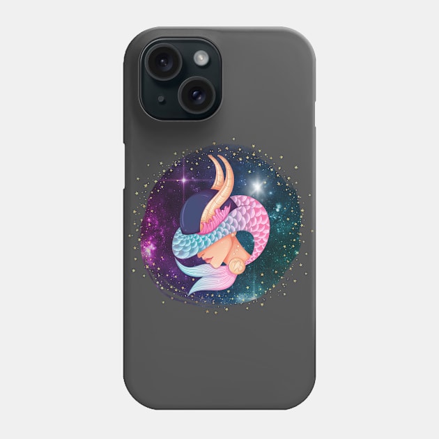 Capricorn, Capricorn girl, Zodiac Astrology Love Stars Phone Case by Tumair