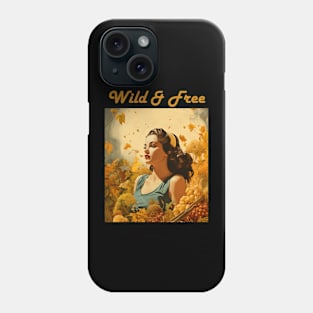 Vintage Retro: Wild and Free Phone Case