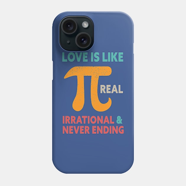 happy pi day mathematic math teacher leopard rainbow Phone Case by TeeAMS