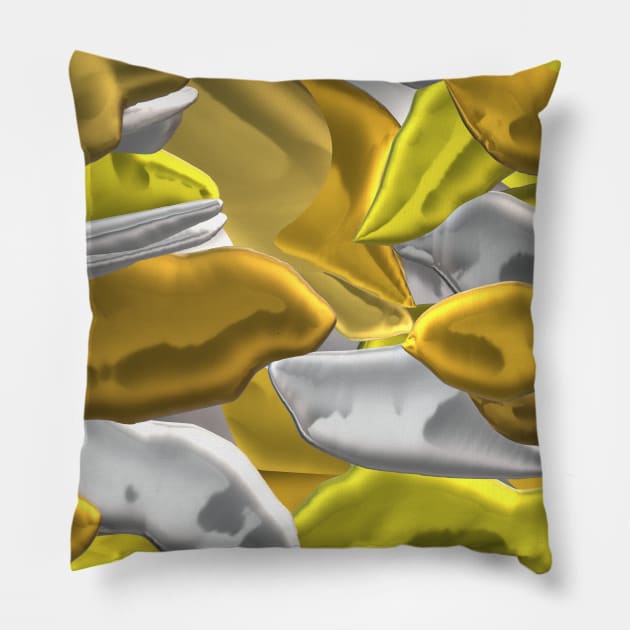 Desert Metals II Pillow by Art By LM Designs 