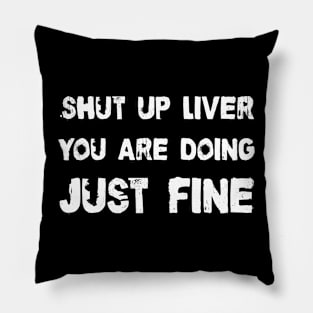 Shut up liver Pillow